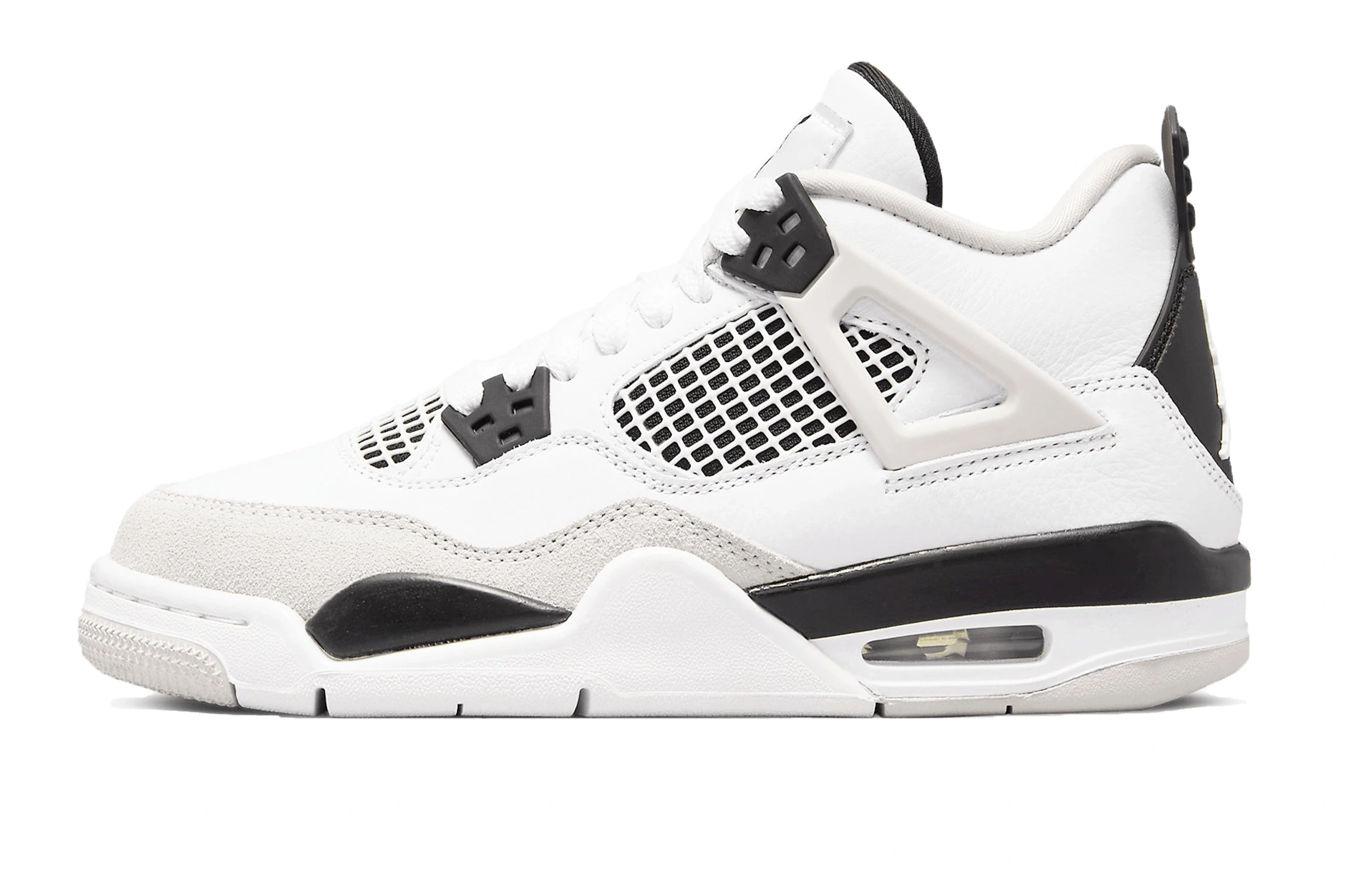Retro Military Jordan GS Air 4 Black 0812